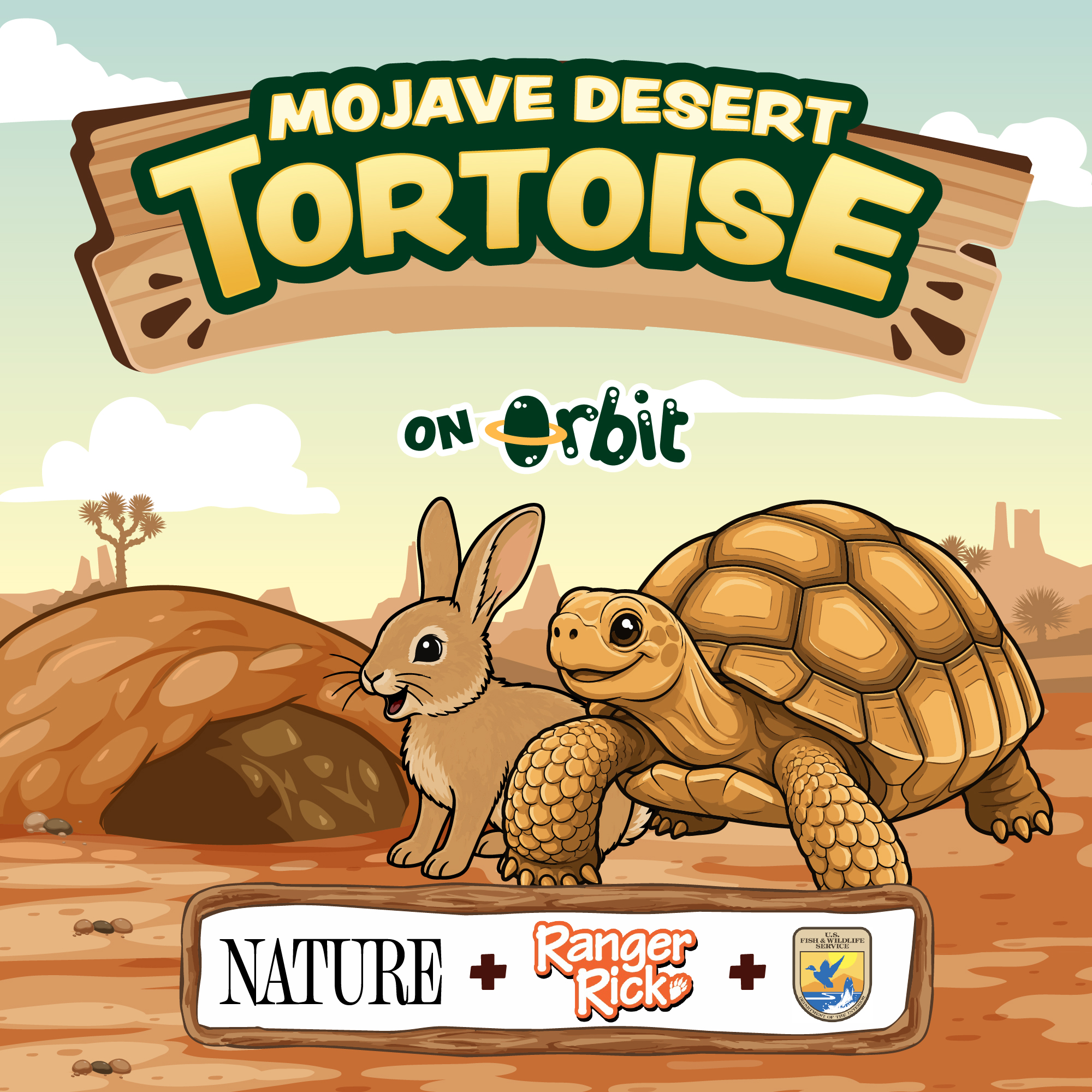 The desert tortoise who saved the rabbit!